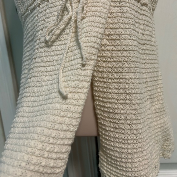 GAP Crochet Tank Small Ivory Babydoll Y2K Boho Coquette Hippie Beach Festival - Picture 3 of 8